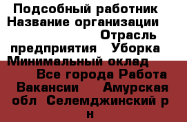 Подсобный работник › Название организации ­ Fusion Service › Отрасль предприятия ­ Уборка › Минимальный оклад ­ 17 600 - Все города Работа » Вакансии   . Амурская обл.,Селемджинский р-н